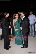 Aamir Khan, Shahrukh Khan, Gauri Khan at  Imran Khan_s wedding reception in Taj Land_s End on 5th Feb 2011 (2).JPG